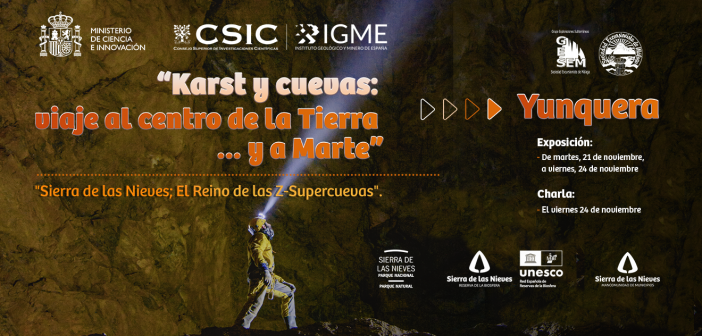 "Karst y Cuevas: Viaje al Centro de la tierra ...y a Marte".